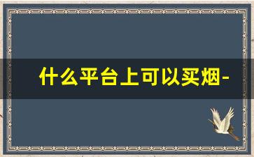 什么平台上可以买烟-线下买烟一般在哪里买