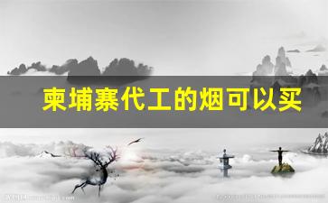 柬埔寨代工的烟可以买吗-柬埔寨代工烟有哪些品牌