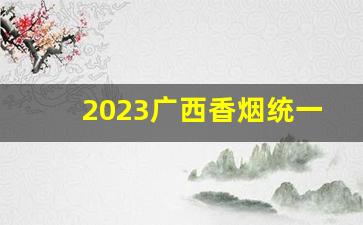 2023广西香烟统一零售价格表-烟价格2024最新价表广西