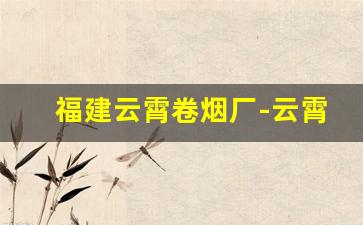 福建云霄卷烟厂-云霄卷烟厂的官方网站是什么