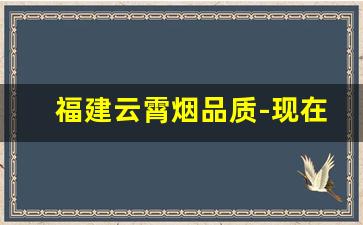 福建云霄烟品质-现在的云霄烟质量如何