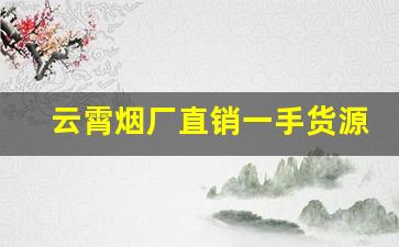 云霄烟厂直销一手货源-福建云霄烟批发供应商