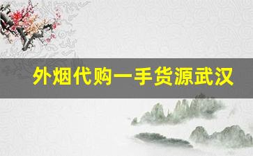 外烟代购一手货源武汉-外烟代销靠谱