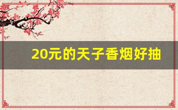 20元的天子香烟好抽吗-天子香烟20元一包什么样子