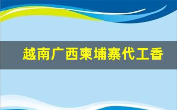 越南广西柬埔寨代工香烟货源-广西越南代工烟批发