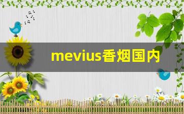 mevius香烟国内能买到吗-mevius啥牌子的烟