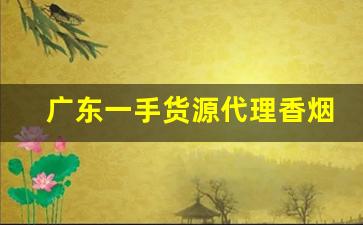 广东一手货源代理香烟-广州香烟供货商