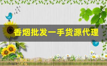香烟批发一手货源代理-烟批发全国招商