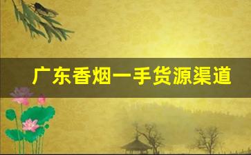 广东香烟一手货源渠道-广东烟批发供应商