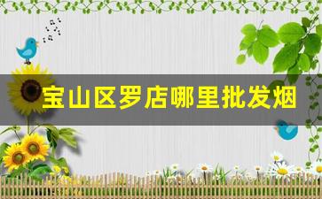 宝山区罗店哪里批发烟-闵行区现在哪里有卖香烟