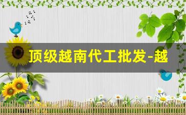 顶级越南代工批发-越南代工厂便宜一点吗