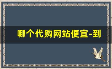 哪个代购网站便宜-到底哪个网站买的是正品