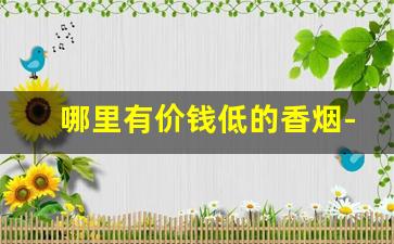 哪里有价钱低的香烟-5元以内的香烟哪里有卖的