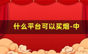 什么平台可以买烟-中国烟草官方零售店入口