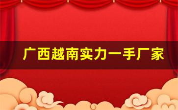 广西越南实力一手厂家-越南代工一手货源货到付款