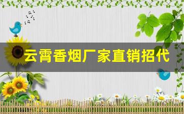 云霄香烟厂家直销招代理一件代发