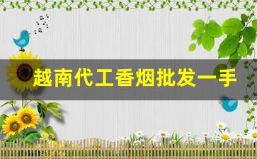 越南代工香烟批发一手货源厂家-越南高品质顶级烟批发供应商