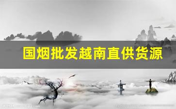 国烟批发越南直供货源-东兴批发越南烟